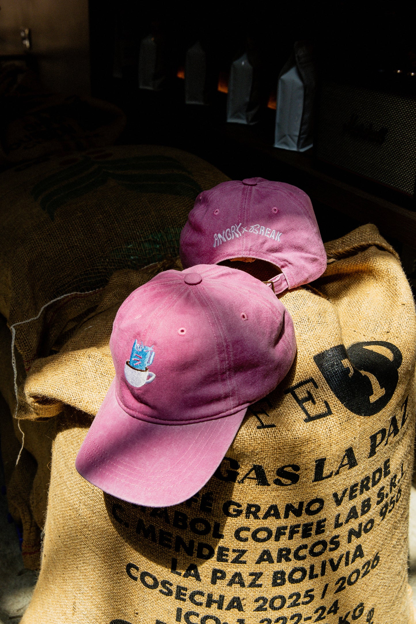 Angry x Break Pink Hat