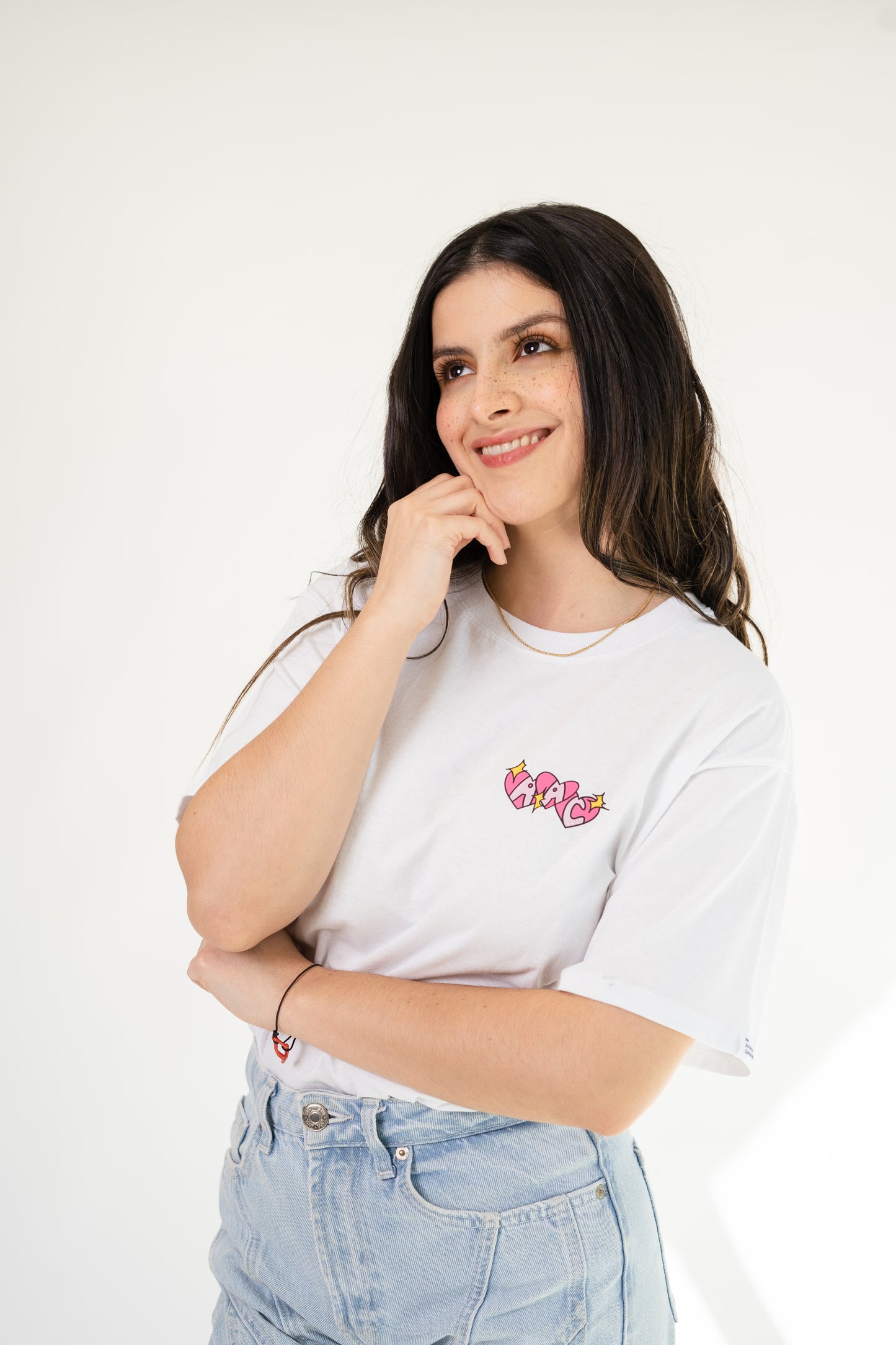 T-Shirt Crop Baby Capi Blanca Femenina
