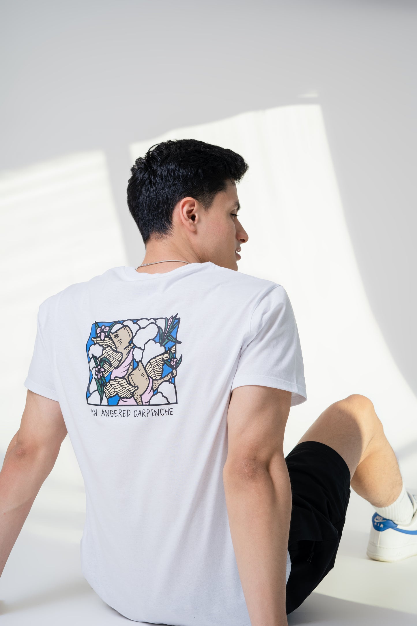 T-Shirt Vitral Blanca Masculina