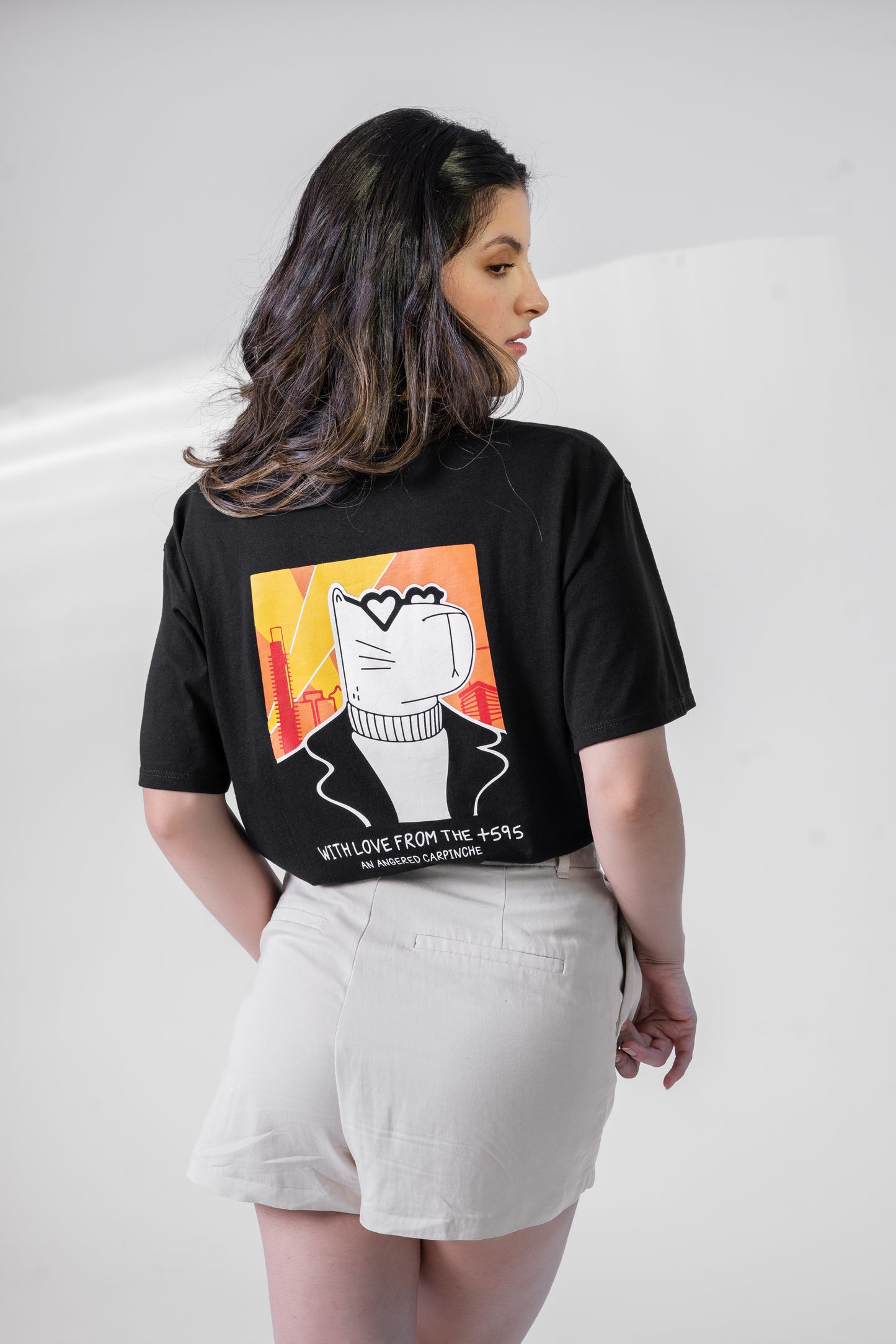T-Shirt 595 Negra Femenina