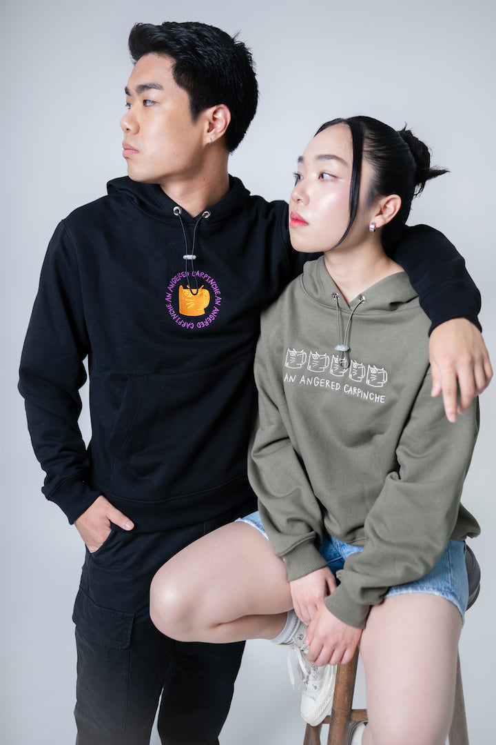 Hoodie Long Black