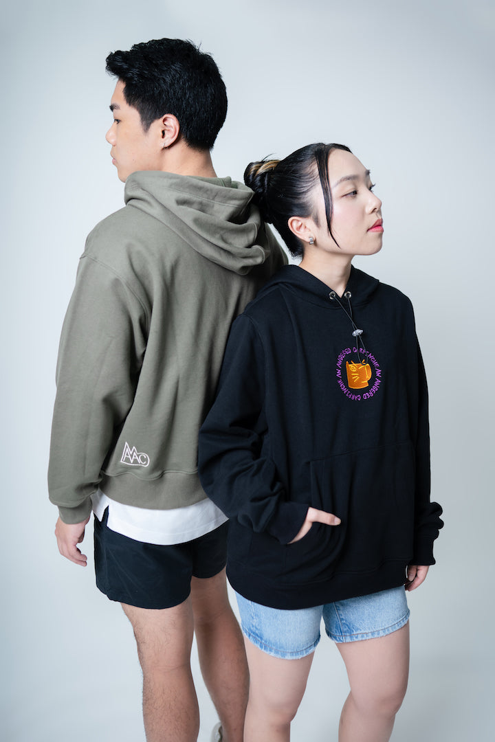 Hoodie Long Black