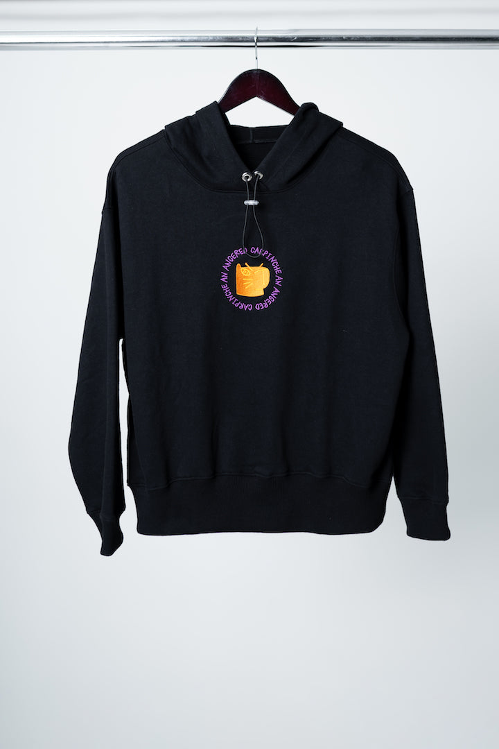 Hoodie Crop Black