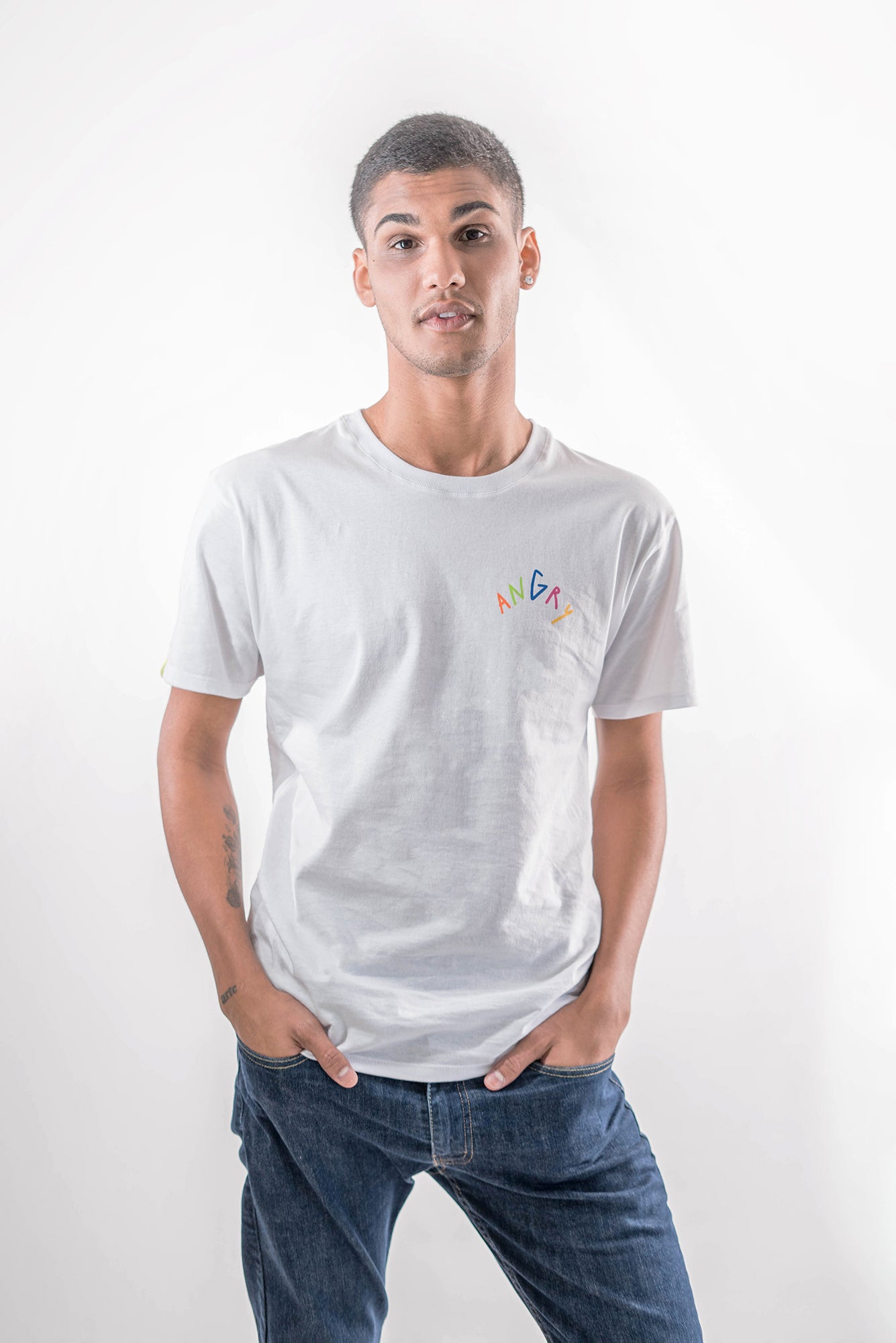 T-Shirt Tutti Frutti Blanca Masculina