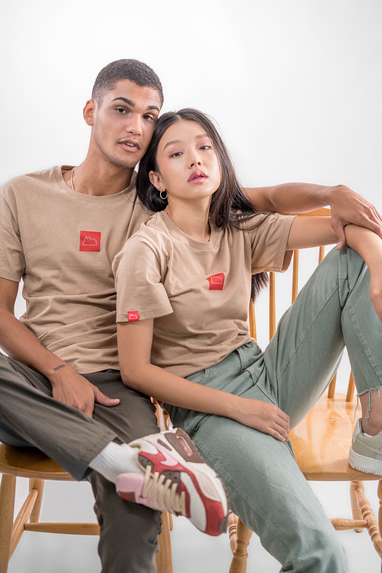 T-Shirt Kuki Beige Femenina