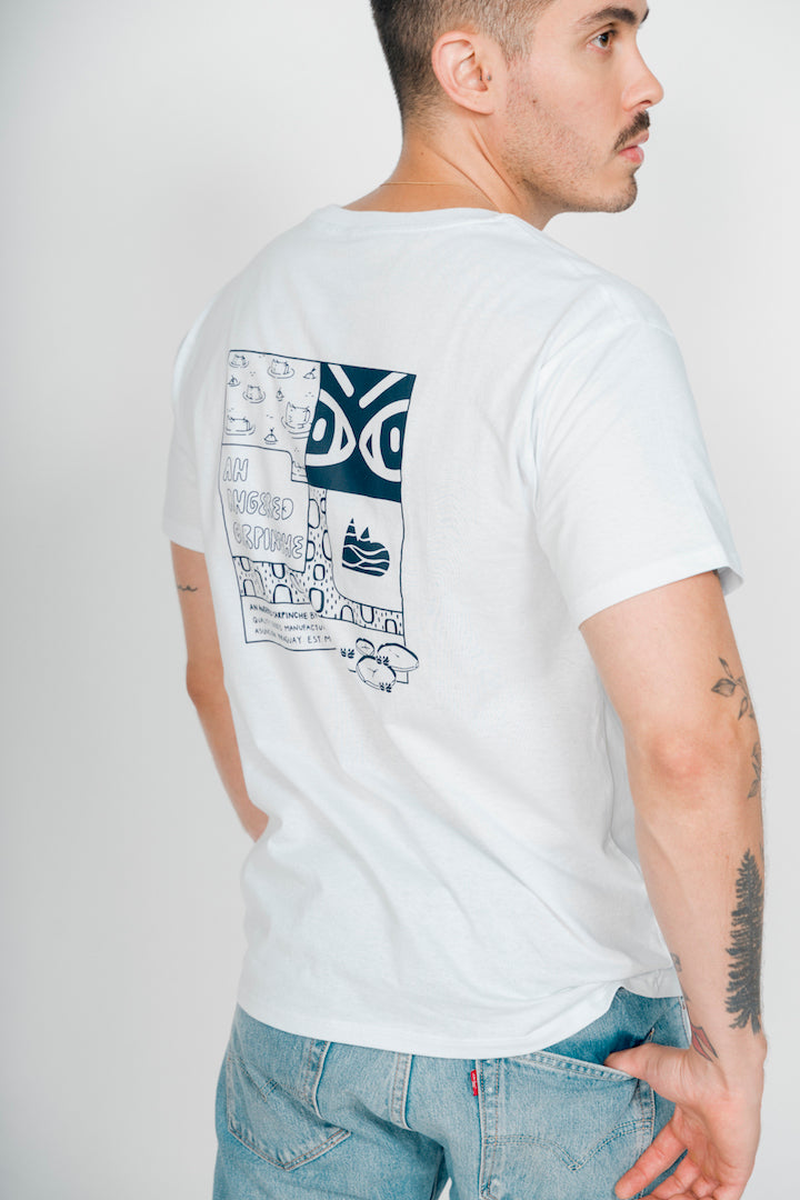 T-Shirt Yrupe Blanca Masculina