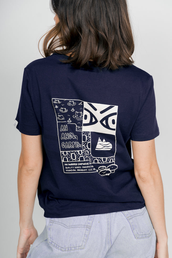 T-Shirt Yrupe Azul Femenina