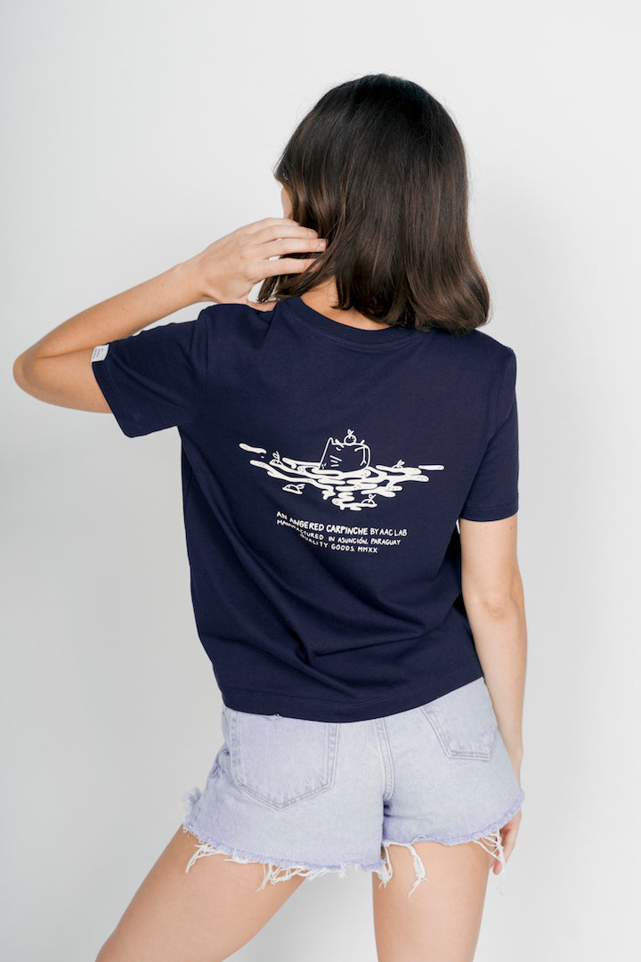 T-Shirt Zumo Azul Femenina