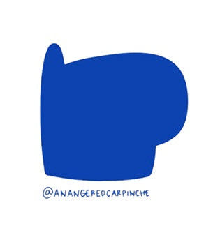 Sticker Cabecita Azul