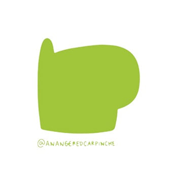 Sticker Cabecita Verde Lima