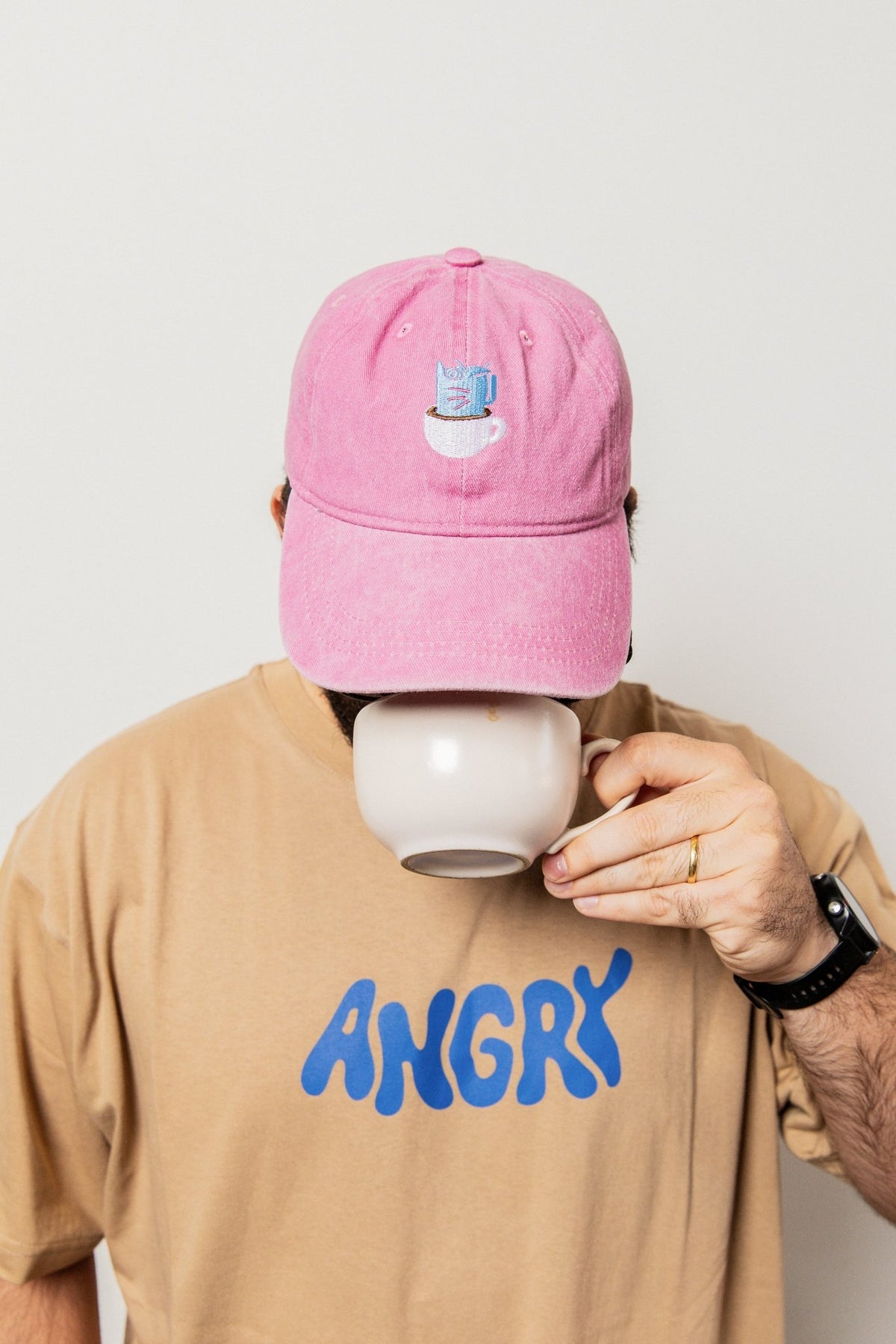 Angry x Break Pink Hat
