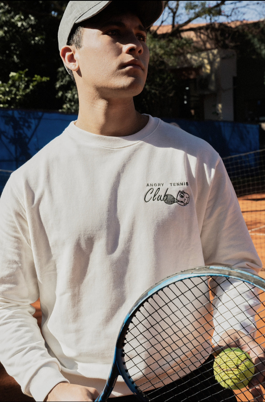 Suéter Angry Tennis Club Marfil