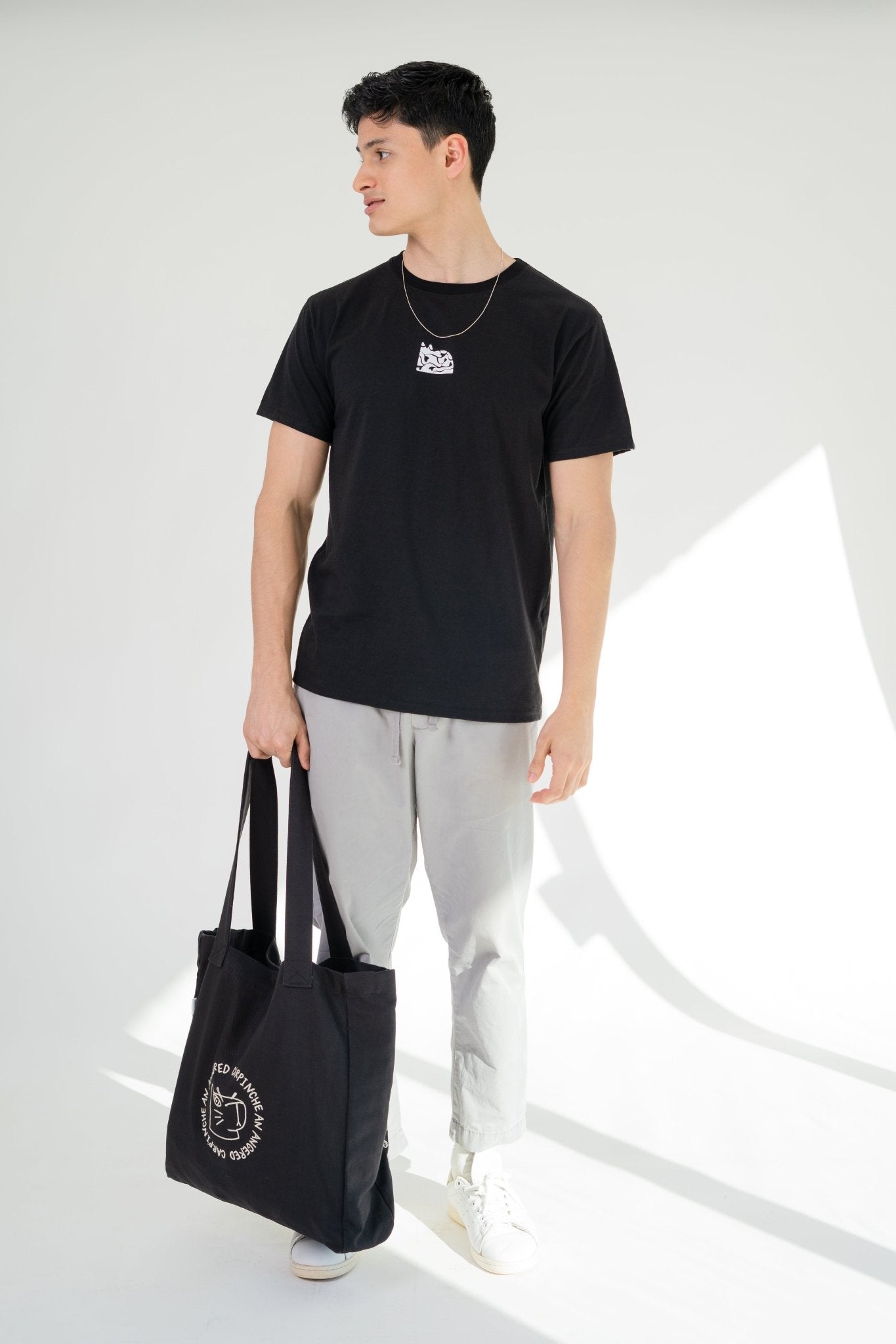 T-Shirt Heart Negra Masculina