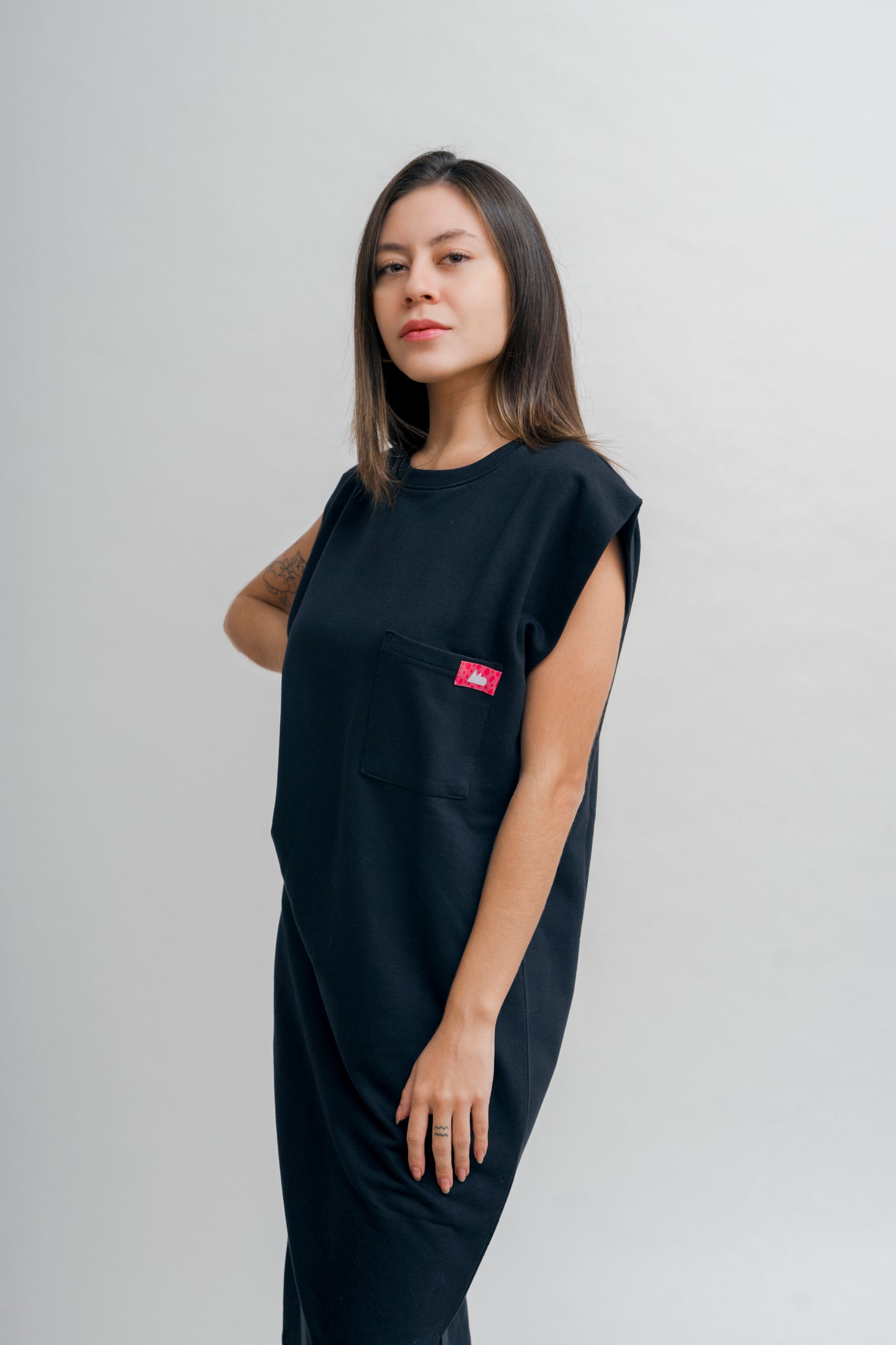 Vestido Midi Negro