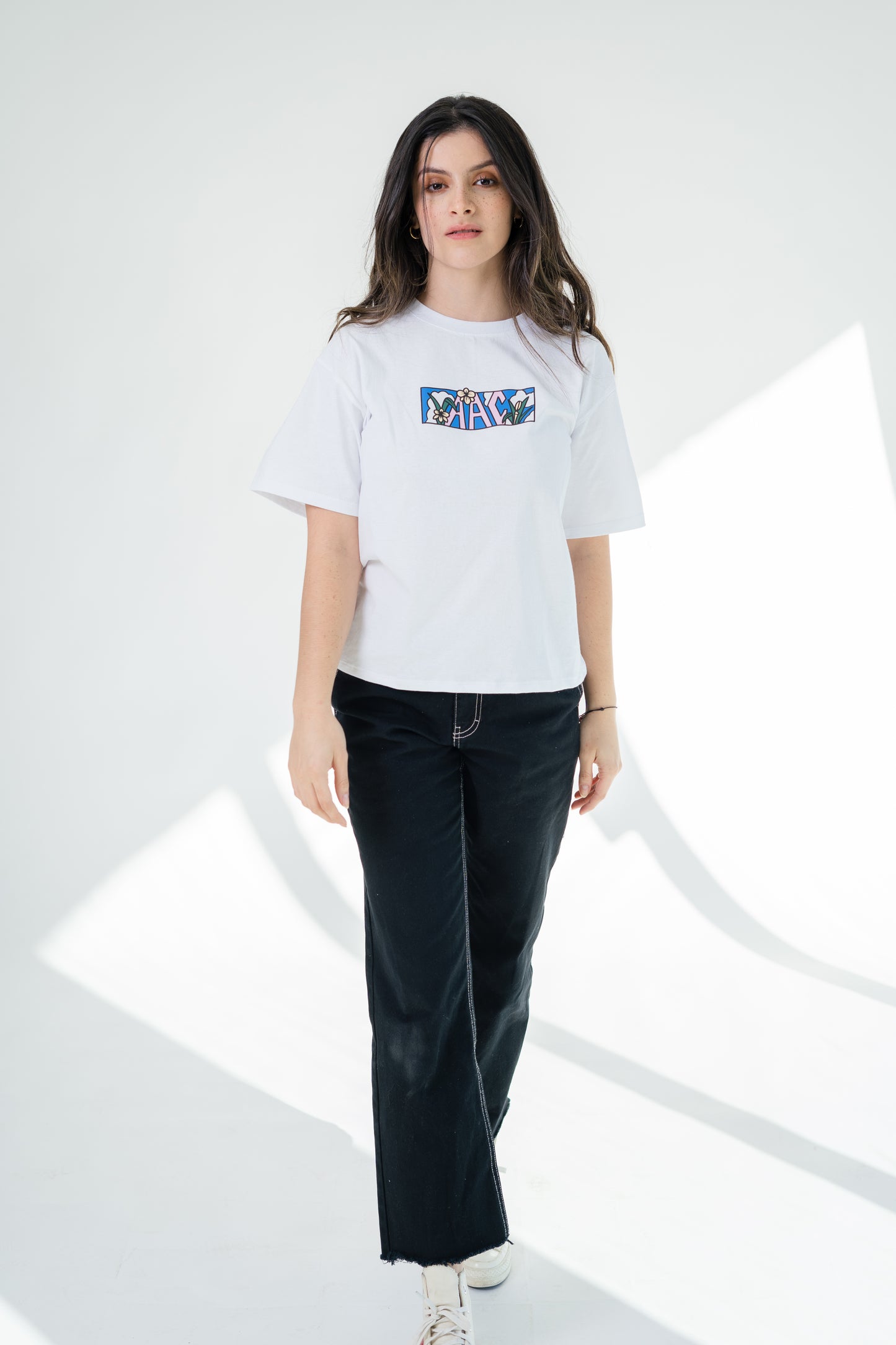 T-Shirt Vitral Blanca Femenina