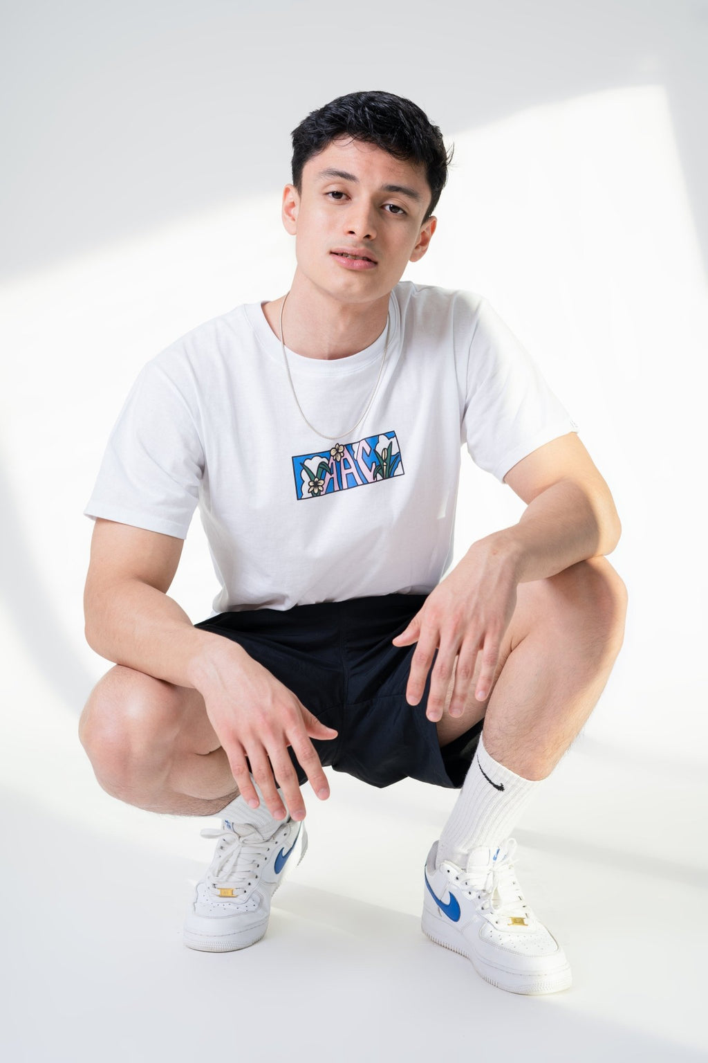 T-Shirt Vitral Blanca Masculina