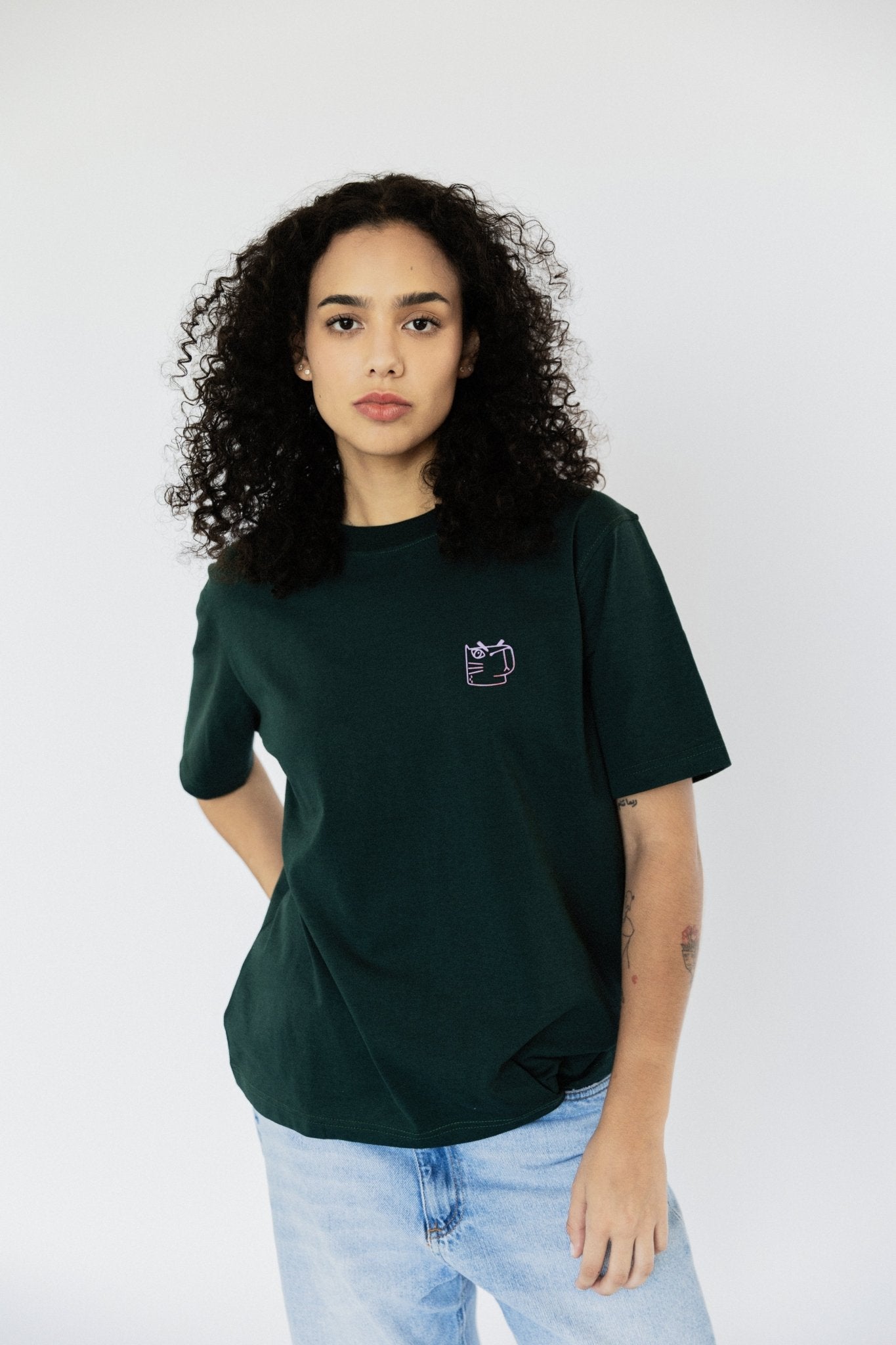 T-Shirt AAC Nu Classic Verde Cropped