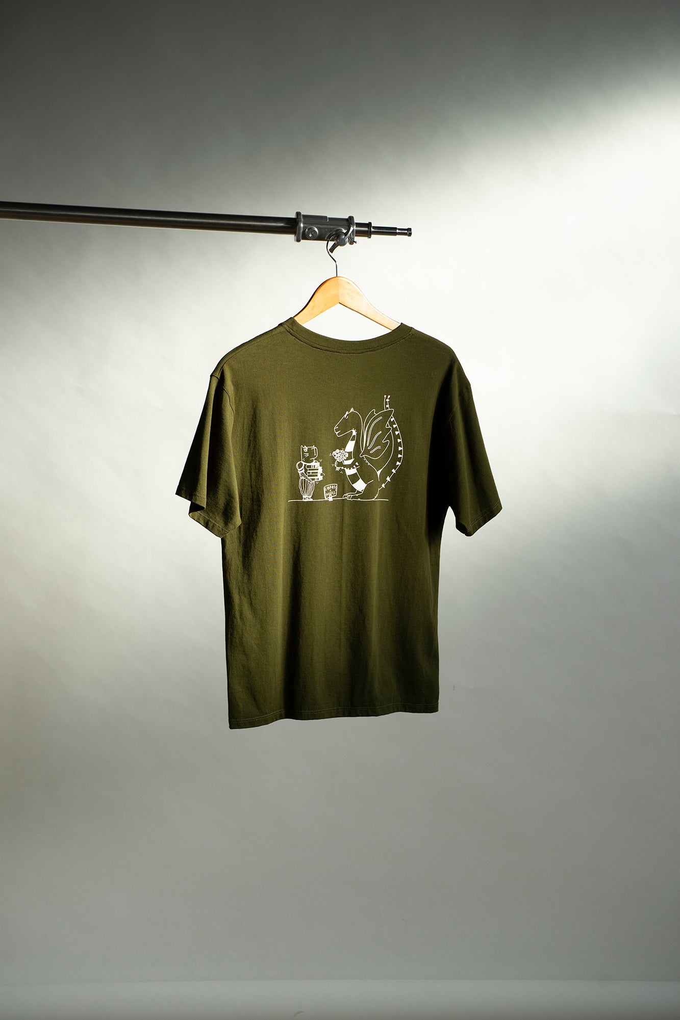 T-Shirt Dragon Verde Femenina