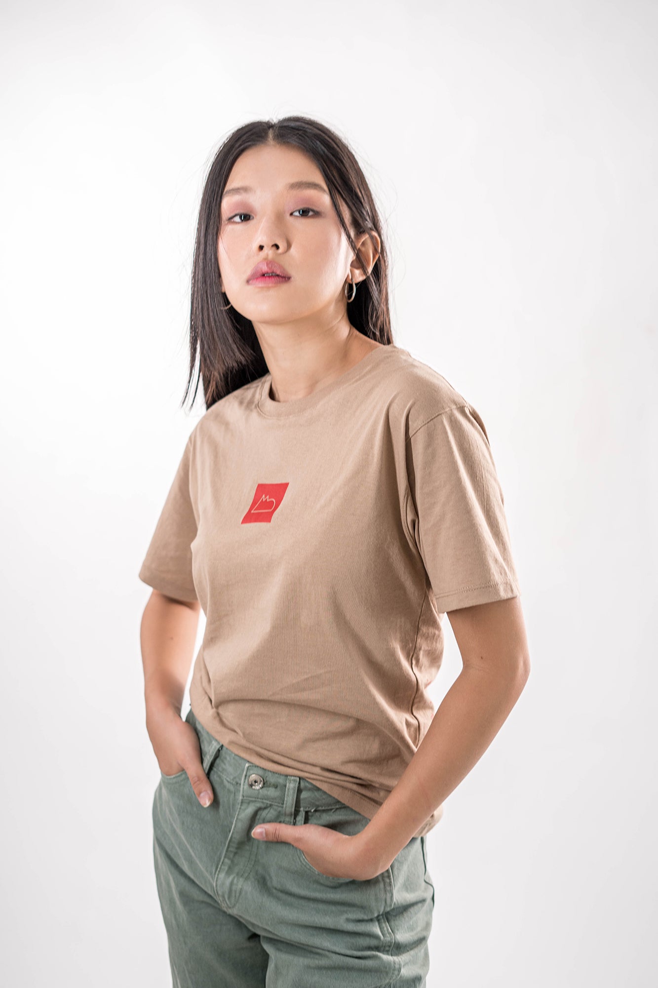T-Shirt Kuki Beige Femenina