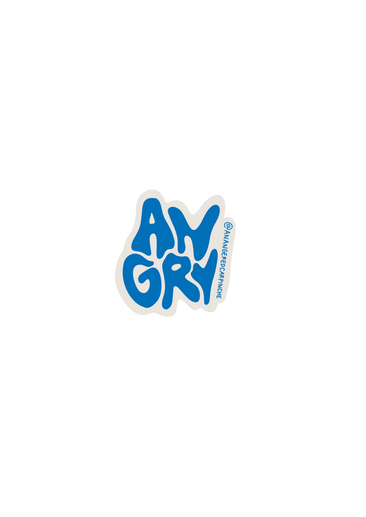 Sticker Angry Wavy